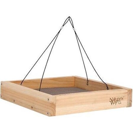 Natures Way Bird Products NatureS Way Bird Products CWF3 Tray Bird Feeder Cedar CWF3